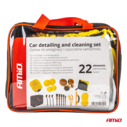 Autótisztítási készlet 22 db AMiO-04329