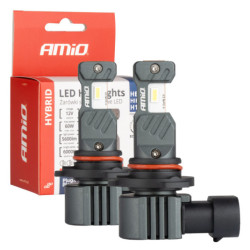 LED fényszóró izzók Hybrid sorozat HB3 HIR1 H10 6000K Canbus 60W AMIO-04117