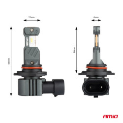 LED fényszóró izzók Hybrid sorozat HB3 HIR1 H10 6000K Canbus 60W AMIO-04117
