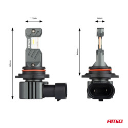 LED izzók főfény Hybrid sorozat HB4 9006 6000K Canbus 60W AMIO-04118
