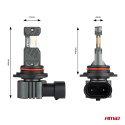 LED főfénylámpa Hybrid sorozat HIR2 6000K Canbus 60W AMIO-04119