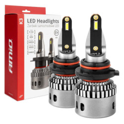 LED izzók főfénye K3 HB4 9006 12V 6000K canbus AMIO-03688