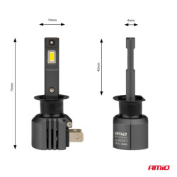 LED izzók X4-series AVIATOR H1 6500K max 44W AMIO-03761