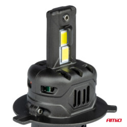 LED izzók X4-series AVIATOR H4/H19 6500K max 44W AMIO-03763