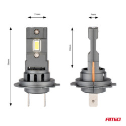 LED izzók X4-series AVIATOR H7/H18 6500K max 44W AMIO-03764