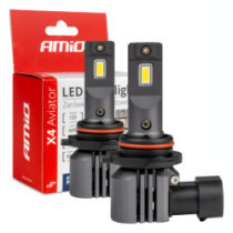 LED izzók X4-series AVIATOR HB4 9006 6500K max 44W AMIO-03767