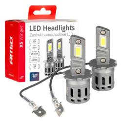 LED izzók X5-series WINGER H3 6000K max 30W AMIO-03944