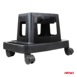 Műhelyi szék görgőkkel szerszámtárolóval 150 kg AMiO-04269