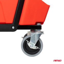 Szerelőszék görgős tárhellyel szerszámokhoz 150kg AMiO-04268