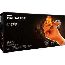 Nitrilvélemény GoGrip narancssárga méret XL, 50 db
