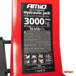 Hidraulikus lapos emelőgép 3T CE 75/510mm AMiO-04215