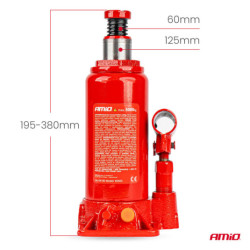 Hidraulikus dugattyús emelő 5T PVC dobozban AMIO-04183