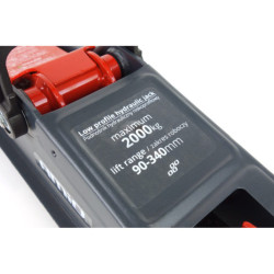 Hidraulikus alacsony profilú emelő 2T CE AMIO-02500