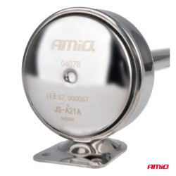 Kürtjelzés króm 620 mm 12V 24V LowTone AMIO-04078