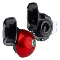 Hangjelzés kürt készlet 2 db piros 125 mm 12V AMIO-04075