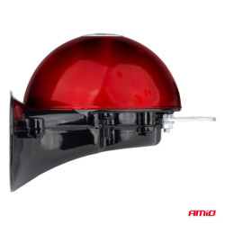 Hangjelzés kürt készlet 2 db piros 125 mm 12V AMIO-04075