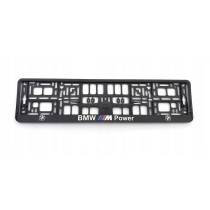Rendszám alátét 3D BMW M POWER 2. verzió