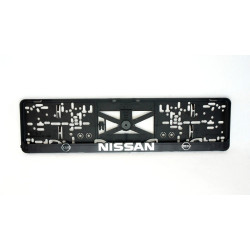Rendszámtábla alátét 3D NISSAN