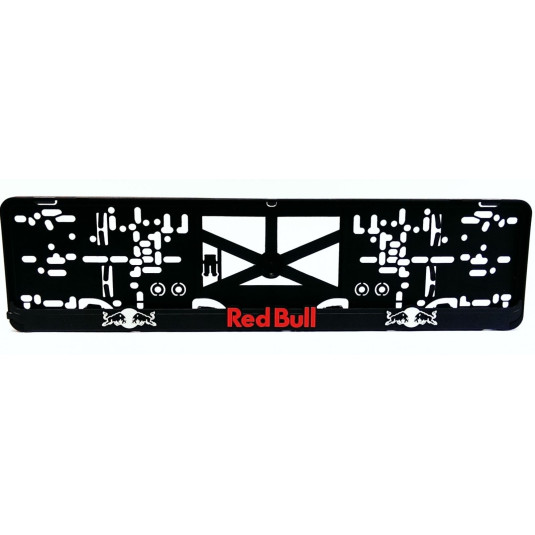 Rendszámtábla alátét 3D RED BULL