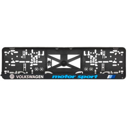 Rendszámtábla alátét 3D VW motosport