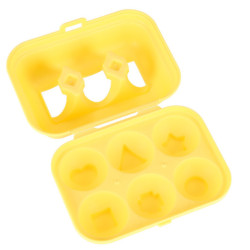 Oktatási puzzle tojás alakú Montessori állatok 6 db
