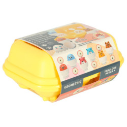 Oktatási puzzle tojás alakú Montessori állatok 6 db