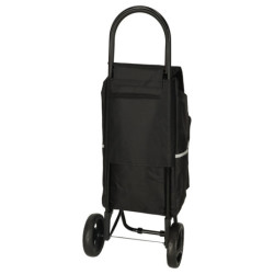 Bevásárlótáska kerekeken 95 cm-es kerettel fekete