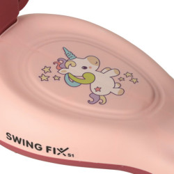 LED Swing FIX S1 Visszaverő fogantyúval rózsaszín max. 65 kg