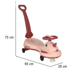 LED Swing FIX S1 Visszaverő fogantyúval rózsaszín max. 65 kg