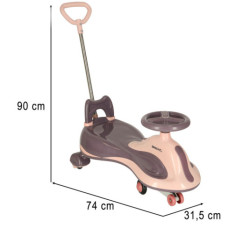 LED Swing FIX S2 Visszapattanó sötét fogantyúval lila max. 100 kg