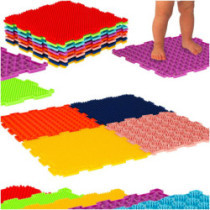 Montessori szenzoros talp masszázs pad 8 darab