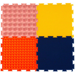 Montessori szenzoros talp masszázs pad 8 darab