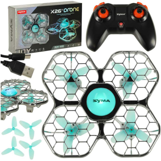 Syma X26PRO 2,4 GHz Wi-Fi RC dron, fekete