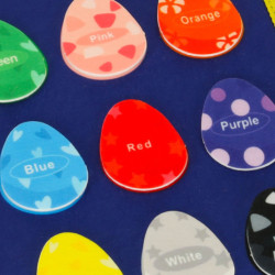 Szenzoris manipulációs tábla Montessori hátizsákra kék