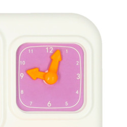 Szenzoris manipulációs tábla Montessori konyhai óra fény hang