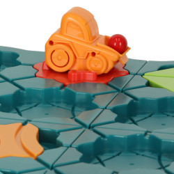 Puzzle asztali játék labirintus akadálypálya 56 db