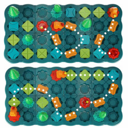Puzzle asztali játék labirintus akadálypálya 56 db
