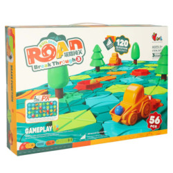 Puzzle asztali játék labirintus akadálypálya 56 db