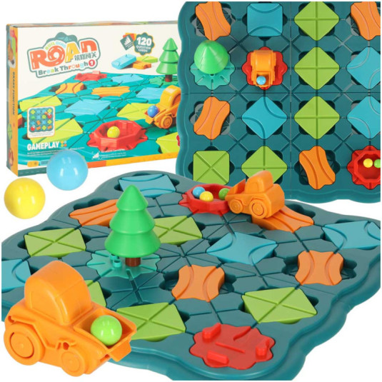 Puzzle asztali játék labirintus akadálypálya 28 db