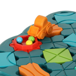 Puzzle asztali játék labirintus akadálypálya 28 db