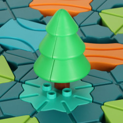 Puzzle asztali játék labirintus akadálypálya 28 db