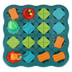 Puzzle asztali játék labirintus akadálypálya 28 db