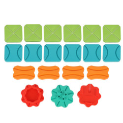 Puzzle asztali játék labirintus akadálypálya 28 db