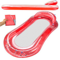 BESTWAY 43103 felfújható medence matrac szűrővel piros