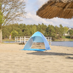 Önálló összecsukható kerti strand sátor kék