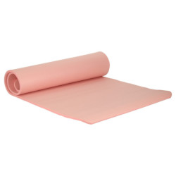 Jóga gimnasztika edzési szőnyeg fitness tornaszőnyeg vastag 1,5 cm rózsaszín + takaró