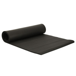 Yoga gyakorló szőnyeg vastag 185x80x1,5 cm, fekete