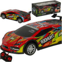 RC távirányítós sportautó, piros