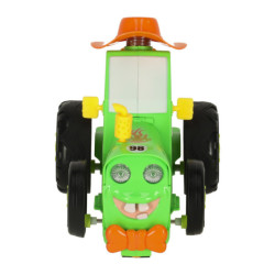 Ugrálós traktor, zöld