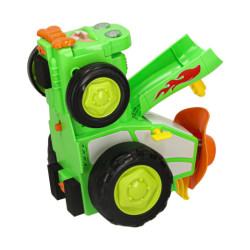 Ugrálós traktor, zöld